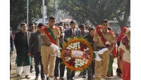 মহান বিজয় দিবস উপলক্ষে  আদিনা ফজলুল হক সরকারি কলেজে নানা কর্মসূচি