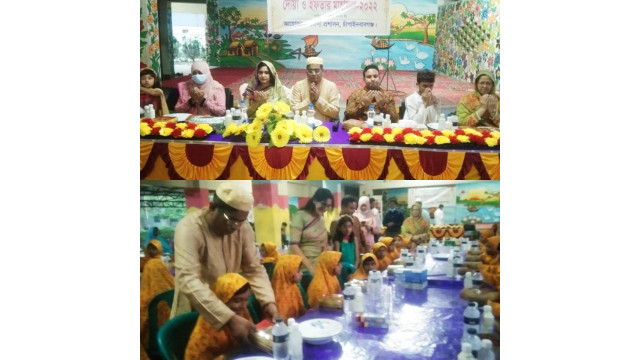এতিম শিশুদের নিয়ে ইফতার করলেন জেলা প্রশাসক গালিভ খান ও তার সহধর্মিনী