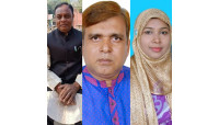 চাঁপাইনবাবগঞ্জ পৌরসভার প্যানেল মেয়র সালেহ, আরমান, জিনিয়া