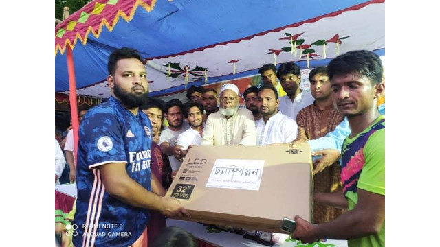নজরুল ইসলাম স্মৃতি ফুটবল টুর্নামেন্ট (স্বাধীনতা কাপ ) ফাইনালে জাবড়ী কাজি পাড়া জাগরণী সংঘ চ্যাম্পিয়ন
