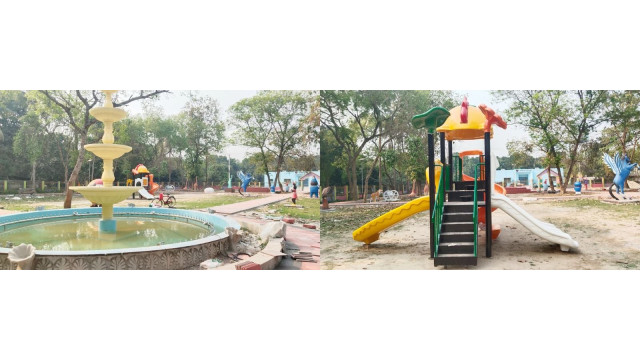   কোলাহল চিরে নির্মল বিনোদনে প্রস্তুত হচ্ছে  চাঁপাইনবাবগঞ্জ কালেক্টরেট শিশুপার্ক-শিগগিরই উদ্বোধন