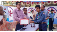 চাঁপাইনবাবগঞ্জে স্কাউট দিবসে চিত্রাঙ্কন প্রতিযোগিতা