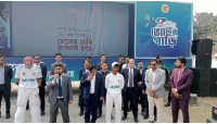 জনসচেতনতা বাড়াতে চাঁপাইনবাবগঞ্জে পৌঁছেছে ভ্রাম্যমাণ ভোটের গাড়ি