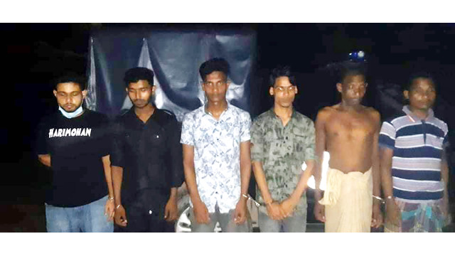 এক মাদক বিক্রেতা ও পাঁচ মাদকসেবীর কারাদন্ড
