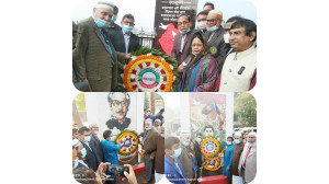 চাঁপাইনবাবগঞ্জ ‘শশ্মানঘাট বধ্যভূমি’র স্মৃতি স্মারক, পৌরসভায় বঙ্গবন্ধু ও বীরশ্রেষ্ঠ মহিউদ্দীন জাহাঙ্গীর’র মূর‌্যাল উদ্ধোধন 