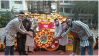 এরফান গ্রুপের শহীদ মুক্তিযোদ্ধাদের স্মৃতি ফলকে শ্রদ্ধাঞ্জলি নিবেদন  