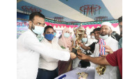 বঙ্গবন্ধু   জাতীয় গোলকাপ ফুটবল টুর্নামেন্টে চ্যাম্পিয়ন বারোঘরিয়া ইউনিয়ন 