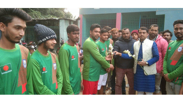 বঙ্গবন্ধু শেখ মুজিবুর রহমান স্মৃতি মিনি ফুটবল টুর্নামেন্ট শুরু