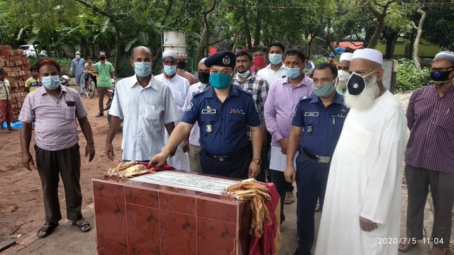 পুলিশ লাইনস্ সরকারি প্রাথমিক বিদ্যালয়ের ভবন নির্মাণ কাজের উদ্বোধন