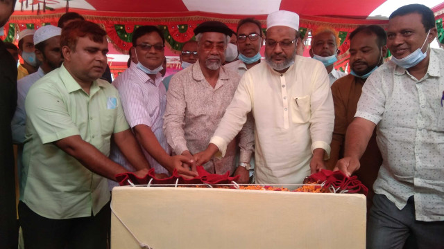 ভয়াবহ অগ্নিকাণ্ডে  পুড়ে যাওয়া তহাবাজার মার্কেট নির্মাণ কাজ শুরু  