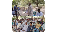 ৭ মার্চ উপলক্ষে ধাইনগর ইউনিয়নে চেয়ারম্যান পদে আওয়ামী লীগ হতে মনোনয়নসপ্রত্যাশী মতিউর রহমান মতি আলোচনা সভা