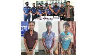 ভোলাহাট-শিবগঞ্জ সড়কে যানবাহনে ডাকাতি : ৩ জন গ্রেপ্তার,  পুলিশের  অভিযান অব্যাহত 