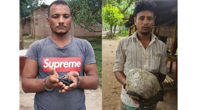  ডিবির অভিযানে ইয়াবা ও গাঁজাসহ আটক ২