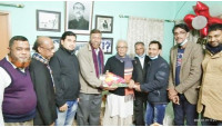  জাতীয় শ্রমিক লীগের সভাপতি  নুর কুতুব মান্নানের সাথে বিএমডিএ সিবিএ নেতৃবৃন্দের সৌজন্য সাক্ষাৎ