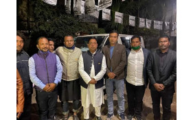 শিবগঞ্জ পৌরসভা নির্বাচনে কনক ও  রাসেলের নেতৃত্বে নৌকার পক্ষে গণসংযোগ 