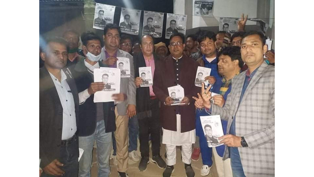 শিবগঞ্জ পৌর নির্বাচনে নৌকার পক্ষে জেলা যুবলীগের গণসংযোগ