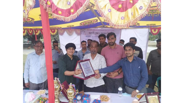ল্যাব ওয়ান মেডিকেল ৪র্থ হ্যান্ডবল সুপার কাপ   এর  সমাপনী  খেলা 