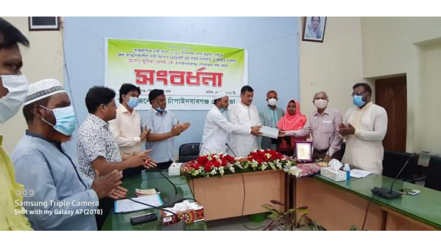  নগর উন্নয়ন সেক্টরে শ্রেষ্ঠ আত্মনির্ভরশীল নারী নির্বাচিত হওয়ায় সংবর্ধনা 