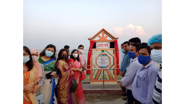 শাহজাহানপুর ইউনিয়নের দুর্লভপুরে মোহনা পার্কের উদ্বোধন