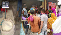 গোমস্তাপুরে খাদ্য বান্ধব  কর্মসূচীতে নিম্নমানের চাল বিতরনের অভিযোগ