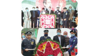 বিনম্র  শ্রদ্ধাঞ্জলি,পতাকা উত্তোলন ও বঙ্গবন্ধুর ম্যুরাল উদ্ধোধনের মধ্যদিয়ে মহান বিজয় দিবস পালিত   