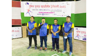চাঁপাইনবাবগঞ্জে পুলিশ সুপার ব্যাডমিন্টন টুর্নামেন্টে  শুভ উদ্বোধন