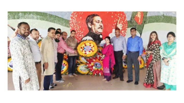 এক্সিম ব্যাংক কৃষি বিশ্ববিদ্যালয়ের ঐতিহাসিক ৭ মার্চ উদযাপন