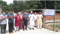 চাঁপাইনবাবগঞ্জে বীরশ্রেষ্ঠ ক্যাপ্টেন মহিউদ্দিন জাহাঙ্গীর সড়কের উদ্বোধন