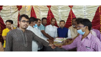  পৌর এলাকার বিভিন্ন পূজা মণ্ডপ পরিদর্শন করলেন  মেয়র প্রার্থী আলহাজ্ব মোখলেসুর রহমান