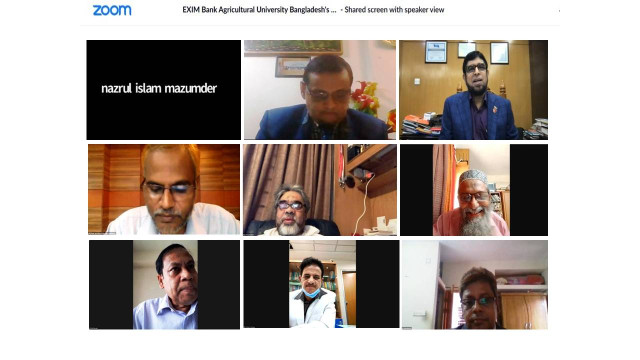 এক্সিম ব্যাংক কৃষি বিশ্ববিদ্যালয়-এর ৯ম একাডেমিক কাউন্সিল ও সিন্ডিকেট সভা অনুষ্ঠিত