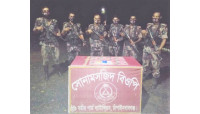 শিবগঞ্জ সীমান্তে হেরোইন ইয়াবা ও ফেনসিডিল জব্দ 