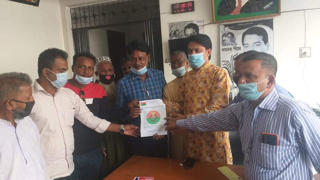 ইউপি নির্বাচনে দলীয় মনোনয়ন ফরম নিলেন  তাসেম আলী 