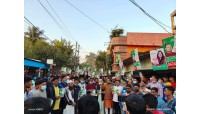পৌরসভার ৭ নং ওয়ার্ডে আলহাজ্ব মোখলেসুর রহমানের গণসংযোগ