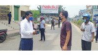 চাঁপাইনবাবগঞ্জে লকডাউনের ষষ্ঠ দিনে ১০২ মামলায় ৪৫ হাজার টাকা জরিমানা