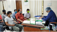ভোলাহাটে বিজ্ঞান ও প্রযুক্তি মেলা উপলক্ষে ইউএনও’র মতবিনিময়