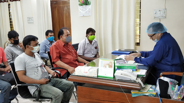 ভোলাহাটে বিজ্ঞান ও প্রযুক্তি মেলা উপলক্ষে ইউএনও’র মতবিনিময়